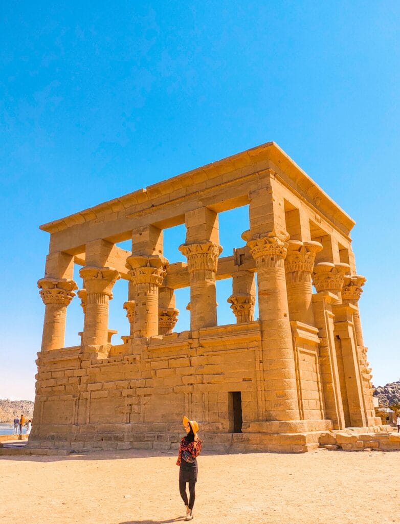 Kiosk of Trajan at Philae Temple Aswan on Agilkia Island